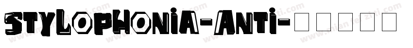 Stylophonia-Anti字体转换