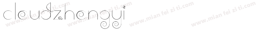 CloudZhongyi字体转换