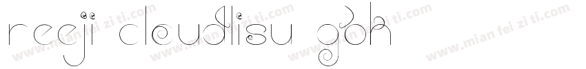 Reeji-CloudLiSu-GBK字体转换