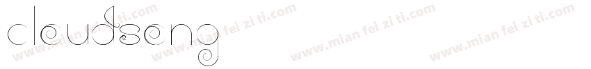 cloudsong字体转换