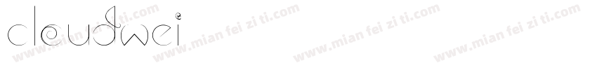 cloudwei字体转换