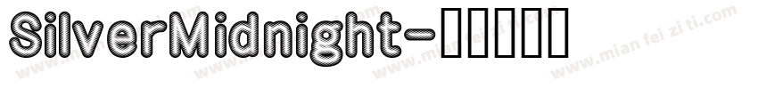 SilverMidnight字体转换