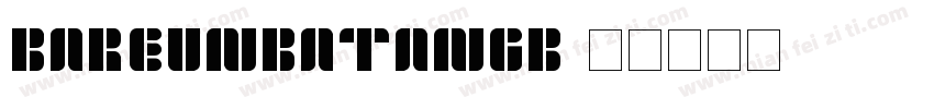 Bareunbatangb字体转换