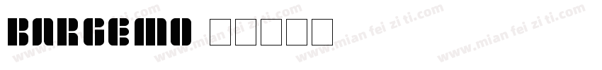 Bargemo字体转换