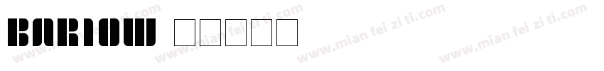 Bariow字体转换
