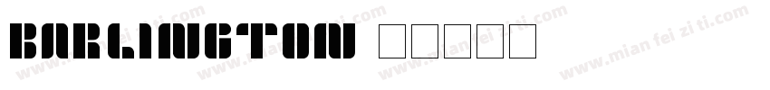Barlington字体转换