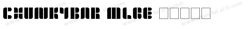 ChunkyBar-Mlqe字体转换