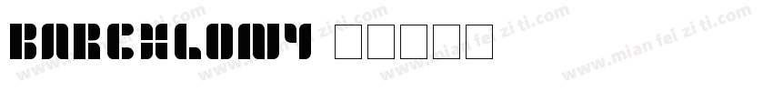 barchlony字体转换