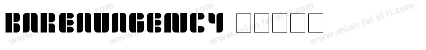 bareauagency字体转换