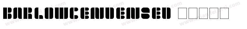 barlowcendensed字体转换