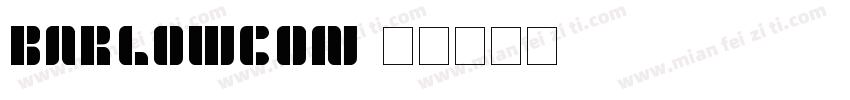 barlowcon字体转换