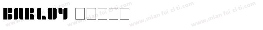barloy字体转换