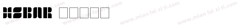 hzbar字体转换