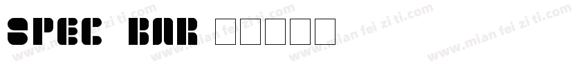 spec_bar字体转换