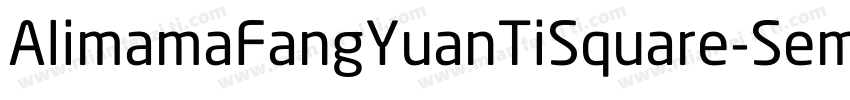 AlimamaFangYuanTiSquare-SemiBold字体转换