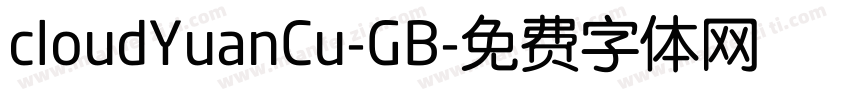 cloudYuanCu-GB字体转换