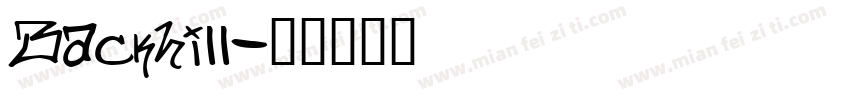 Backhill字体转换
