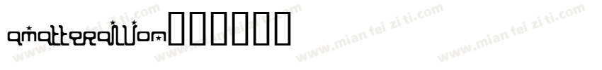Amatteraillion字体转换