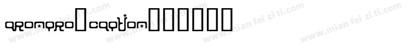 Aronpro-caption字体转换