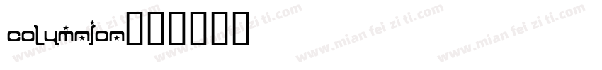 Columnion字体转换