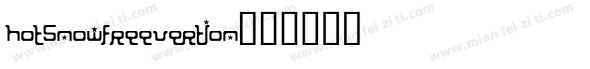Hotsnowfreevertion字体转换