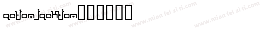 actionjacktion字体转换