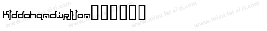 kiddohandwrition字体转换