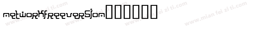 networkfreeversion字体转换