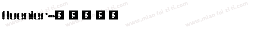 Avenier字体转换