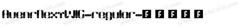 AvenrNextW1G-regular字体转换
