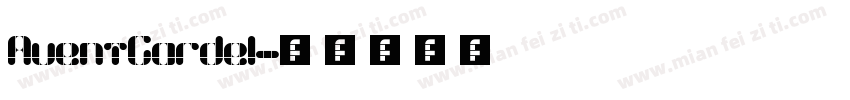 AventGardeI字体转换