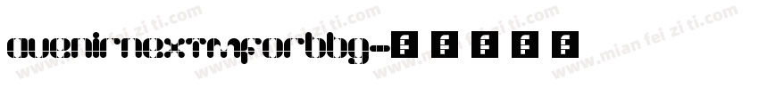 avenirnextmforbbg字体转换