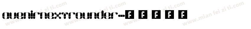 avenirnextrounder字体转换