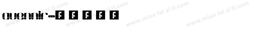 avennir字体转换