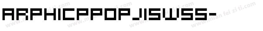 ArphicPPOPJISW55字体转换