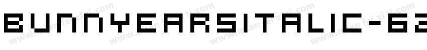 BunnyEarsItalic-6z56字体转换