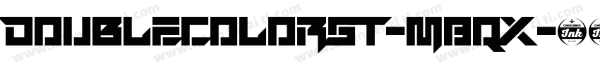 DoubleColorSt-M8qx字体转换
