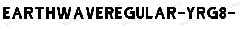 EarthWaveRegular-YRg8字体转换