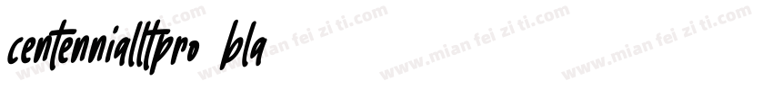 centennialltpro96bla字体转换