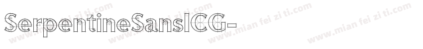 SerpentineSansICG字体转换