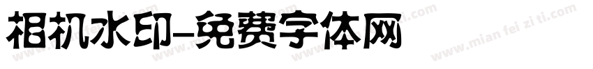 相机水印字体转换