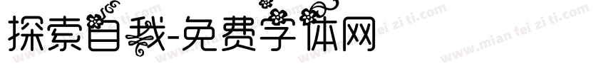 探索自我字体转换
