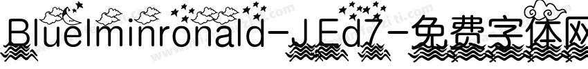 Bluelminronald-JEd7字体转换