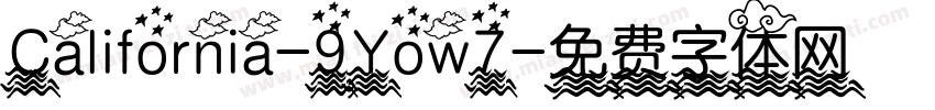 California-9Yow7字体转换