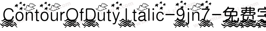 ContourOfDutyItalic-9jn7字体转换