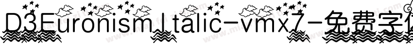 D3EuronismItalic-vmx7字体转换