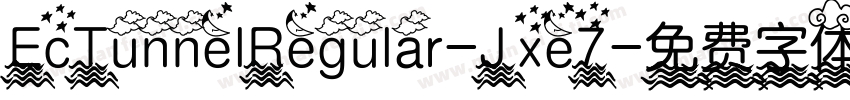 EcTunnelRegular-Jxe7字体转换