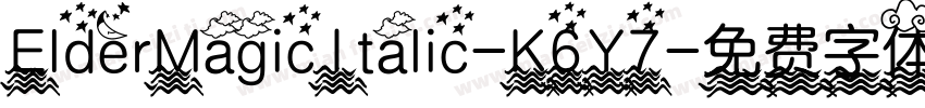 ElderMagicItalic-K6Y7字体转换