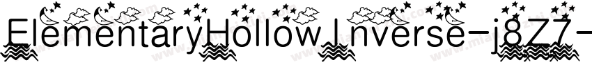 ElementaryHollowInverse-j8Z7字体转换