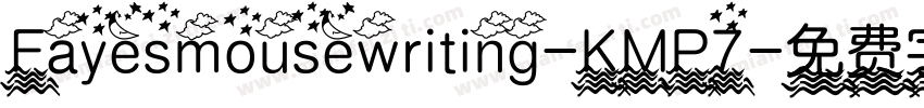Fayesmousewriting-KMP7字体转换